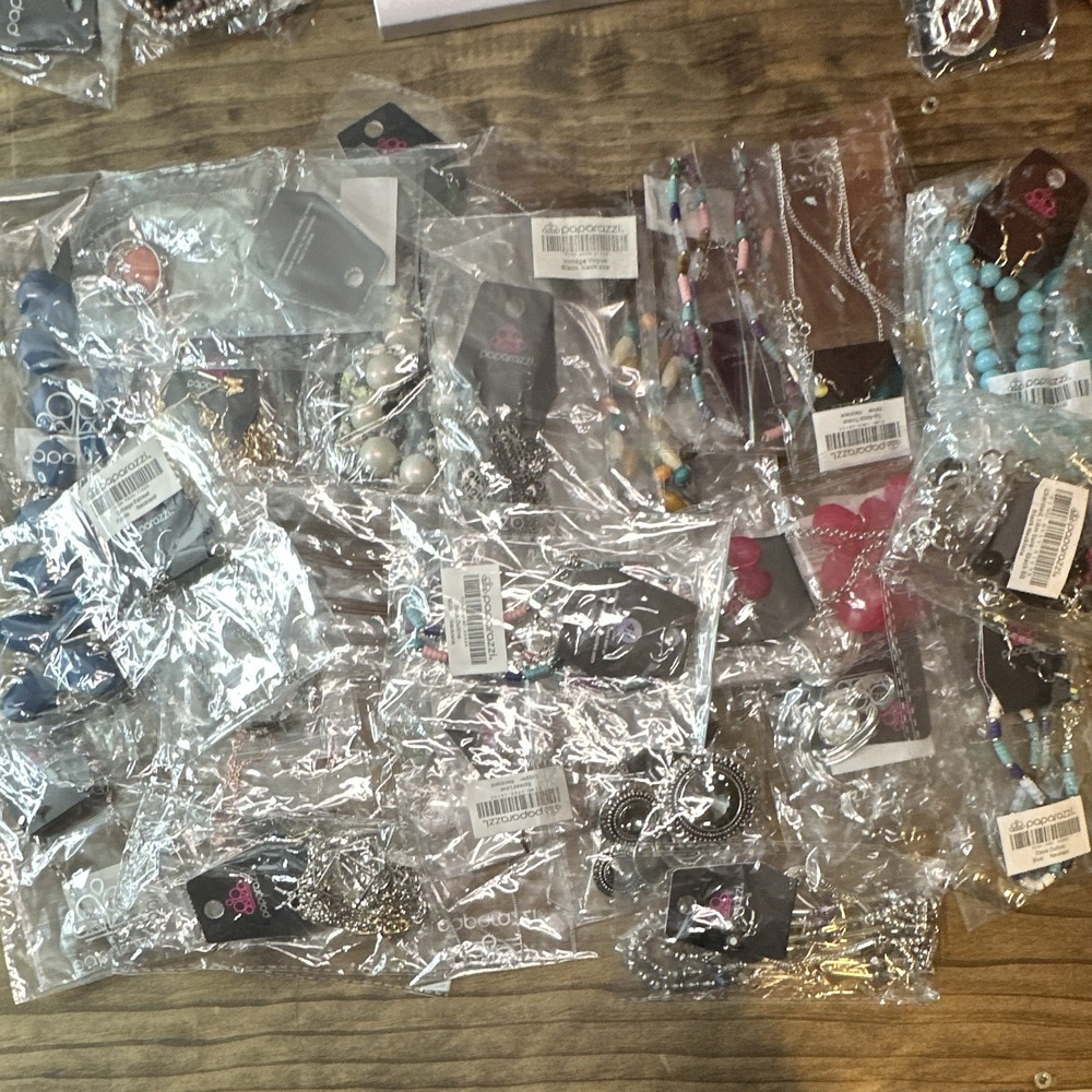 Paparazzi Jewelry Mixed Lot Earrings  & Necklaces Multicolor 25 sets
